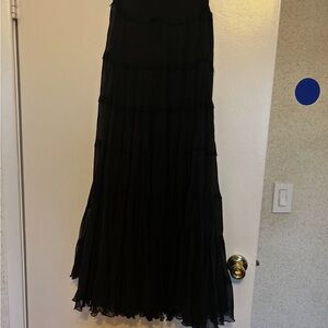 Calvin Klein Black Maxi Skirt